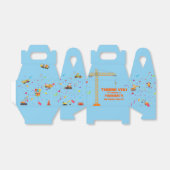 Niedliches Bauthema Geburtstagsparty der Kinder Geschenkschachtel (Ungefaltet)