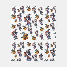 Niedliches Beängstigendes Funny Halloween Fleecedecke