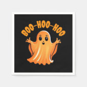 Niedliches Beängstigendes Halloween-Ghost Serviette (Vorderseite)