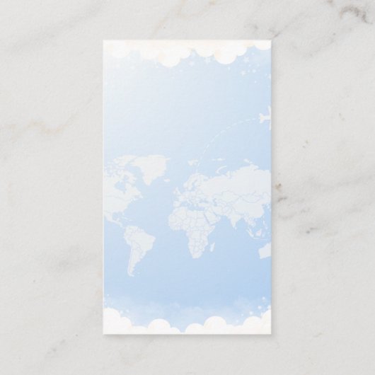 Niedliches Bear Flugzeug Adventure fängt Bücher fü Begleitkarte (Rückseite)