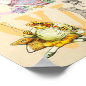 Niedliches Beatrix Potter Alphabet Kinderzimmer Poster (Ecke)