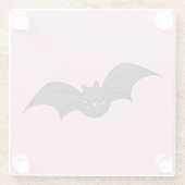 Niedliches Becken Glasuntersetzer (Rückseite)