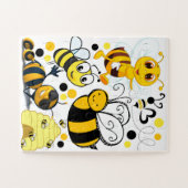 Niedliches Bee Puzzle (Horizontal)