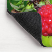 Niedliches Beeren Foto Himbeeren BlackBerry Obst Mousepad (Ecke)