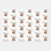 niedliches Begrüßungsgeschenk Geschenkpapier Set (Vorderseite)