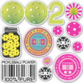 Niedliches Beipackzettel 002, groß Aufkleber (Vorderseite)