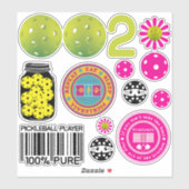 Niedliches Beipackzettel 002, groß Aufkleber (Blatt)