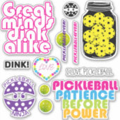 Niedliches Beipackzettel 007, groß Aufkleber (Vorderseite)