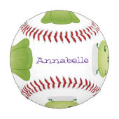 Niedliches Beispiel für den Cartoon eines Babybuch Baseball (Rückseite)