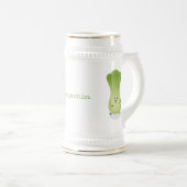 Niedliches Beispiel für den Cartoon eines Babybuch Bierglas (VorderseiteRechts)