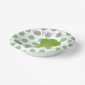 Niedliches Beispiel für den Cartoon eines Babybuch Pappteller (Gewinkelt)