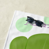 Niedliches Beispiel für den Cartoon eines Babybuch Strandtuch (Beispiel)