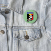 Niedliches Belgien Radfahren Panda Button (Beispiel)