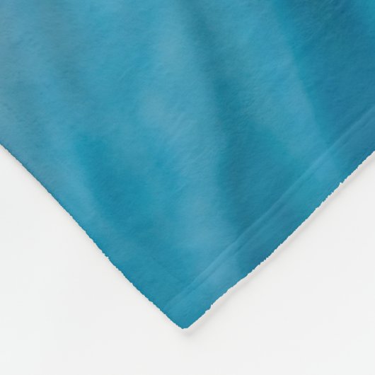 Niedliches Beluga-Wal-Tier Fleecedecke (Ecke)