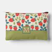 Niedliches, benutzerdefiniertes Erdbeermuster Zubehörtasche (Vorderseite)