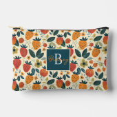 Niedliches, benutzerdefiniertes Erdbeermuster Zubehörtasche (Vorderseite)