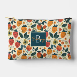 Niedliches, benutzerdefiniertes Erdbeermuster Zubehörtasche