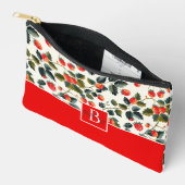 Niedliches, benutzerdefiniertes Erdbeermuster Zubehörtasche (Offen)