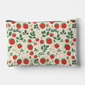 Niedliches, benutzerdefiniertes Erdbeermuster Zubehörtasche (Rückseite)