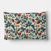 Niedliches, benutzerdefiniertes Erdbeermuster Zubehörtasche (Rückseite)