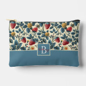 Niedliches, benutzerdefiniertes Erdbeermuster Zubehörtasche (Vorderseite)