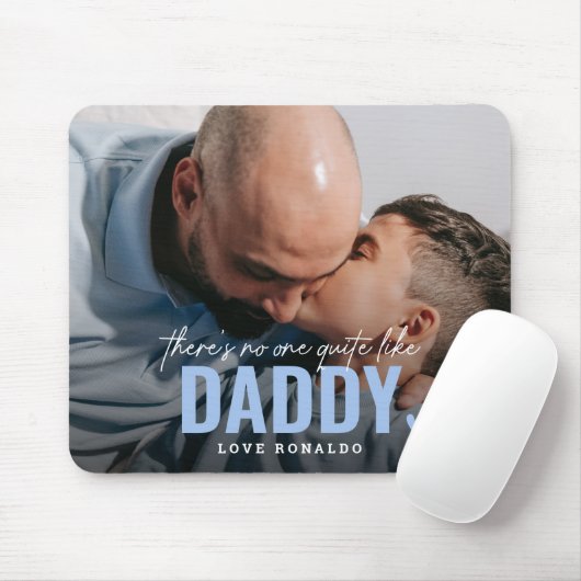 Niedliches benutzerdefiniertes Foto DADDY-Geschenk Mousepad (Mit Mouse)