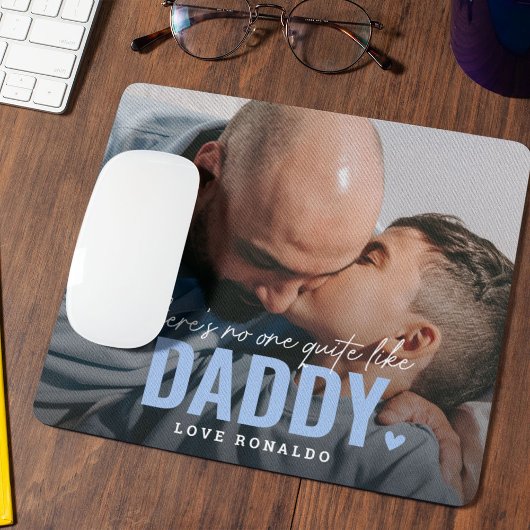 Niedliches benutzerdefiniertes Foto DADDY-Geschenk Mousepad