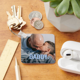 Niedliches benutzerdefiniertes Foto DADDY-Geschenk Schlüsselanhänger
