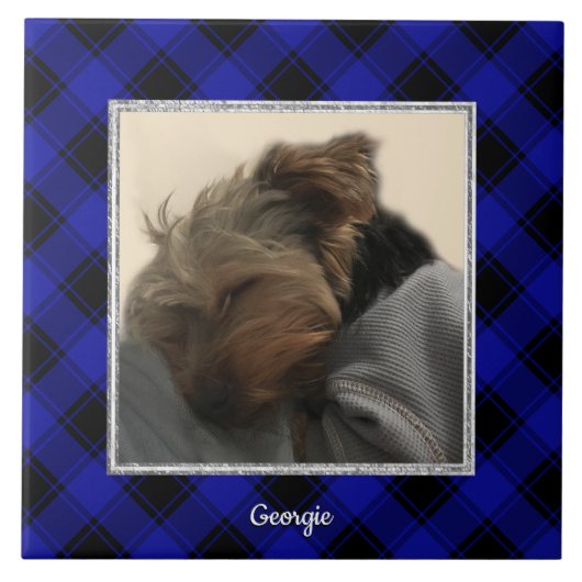 Niedliches benutzerdefiniertes Foto Frame Classic Fliese (Vorderseite)