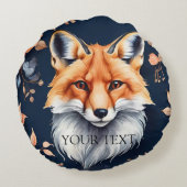 Niedliches benutzerdefiniertes Foto - Sie behalten Rundes Kissen (Rückseite)