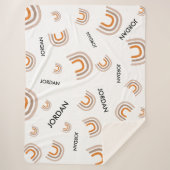 Niedliches benutzerdefiniertes Kinderzimmer Modern Sherpadecke (Vorderseite)