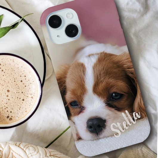 Niedliches benutzerdefiniertes Pet-Foto mit Person Case-Mate iPhone Hülle