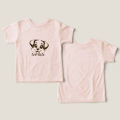 Niedliches benutzerdefiniertes T - Shirt-Tri-Blend (Design Vorderseite & Rückseite)