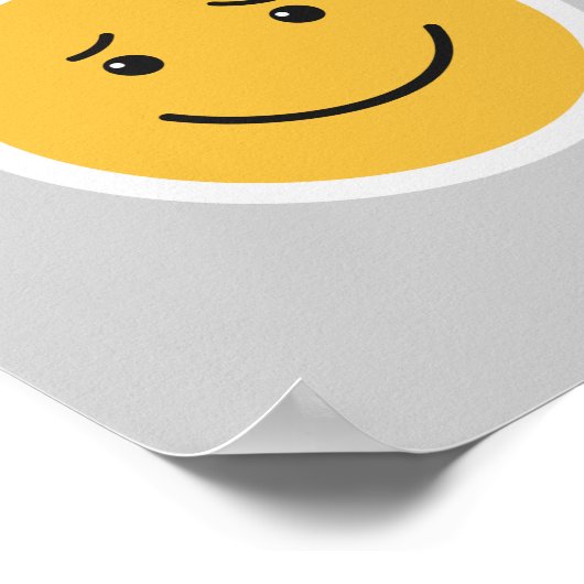 Niedliches benutzerdefiniertes Textposter Poster (Ecke)