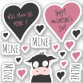 Niedliches Bergsee-Zauber im Mine Bergsee-Zauber Aufkleber (Vorderseite)