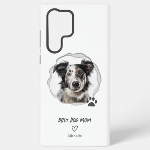 Niedliches Best Dog Mama Foto Samsung Galaxy Hülle