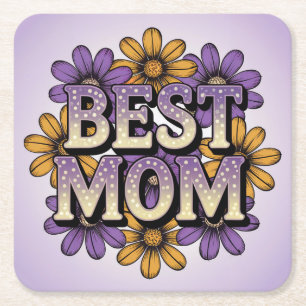 Niedliches Best Mama Untersetzer Set