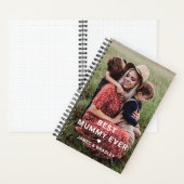 Niedliches Best Mummy Ever Heart Mother Day Foto Notizblock (Innen)