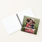 Niedliches Best Mummy Ever Heart Mother Day Foto Notizblock (Innenseite)