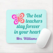 Niedliches Best Teacher Appreciate Butterfly Zitat Mousepad (Mit Mouse)