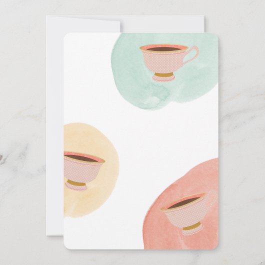 Niedliches Best Teas Galentine's Day Party Einladung (Rückseite)