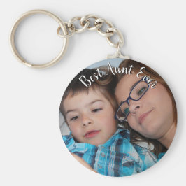 Niedliches Beste Tante-Ever-Bild Schlüsselanhänger