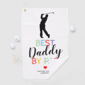 Niedliches Bestes Daddy Par Golf Handtuch (Insitu)