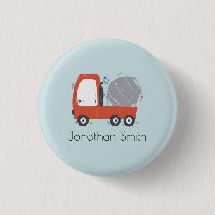 Niedliches Betonmischgerät Button