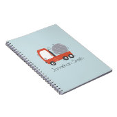 Niedliches Betonmischgerät Notizblock (Rechte Seite)