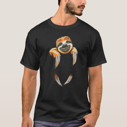 Niedliches Beutel-Faultier T-Shirt (Vorderseite)