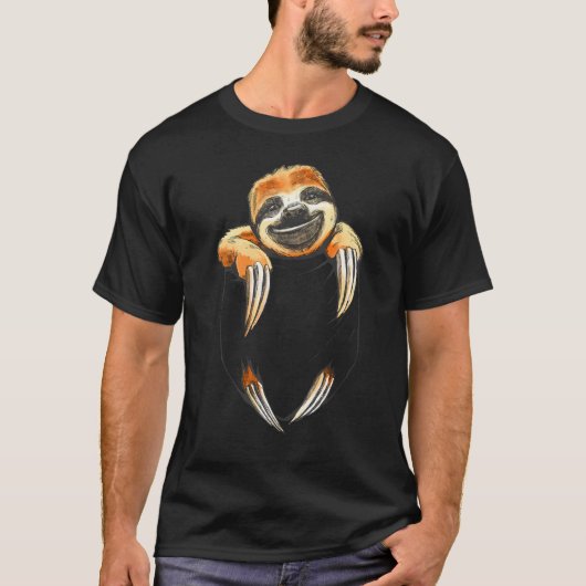 Niedliches Beutel-Faultier T-Shirt (Vorderseite)