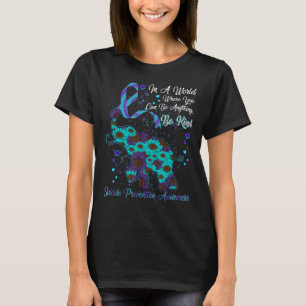Niedliches Bewusstsein für Suizidprävention Sonnen T-Shirt