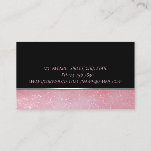 Niedliches, bezauberndes Blumenmischgerät Visitenkarte (Rückseite)