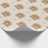 Niedliches Biber Geschenkpapier (Ecke)
